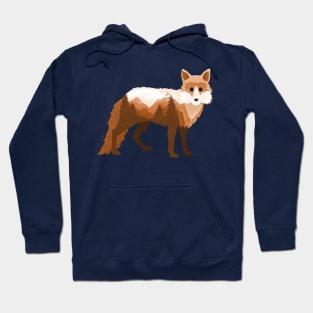 Dramabite Fox Vixen Double Exposure Surreal Wildlife Native Animal Hoodie